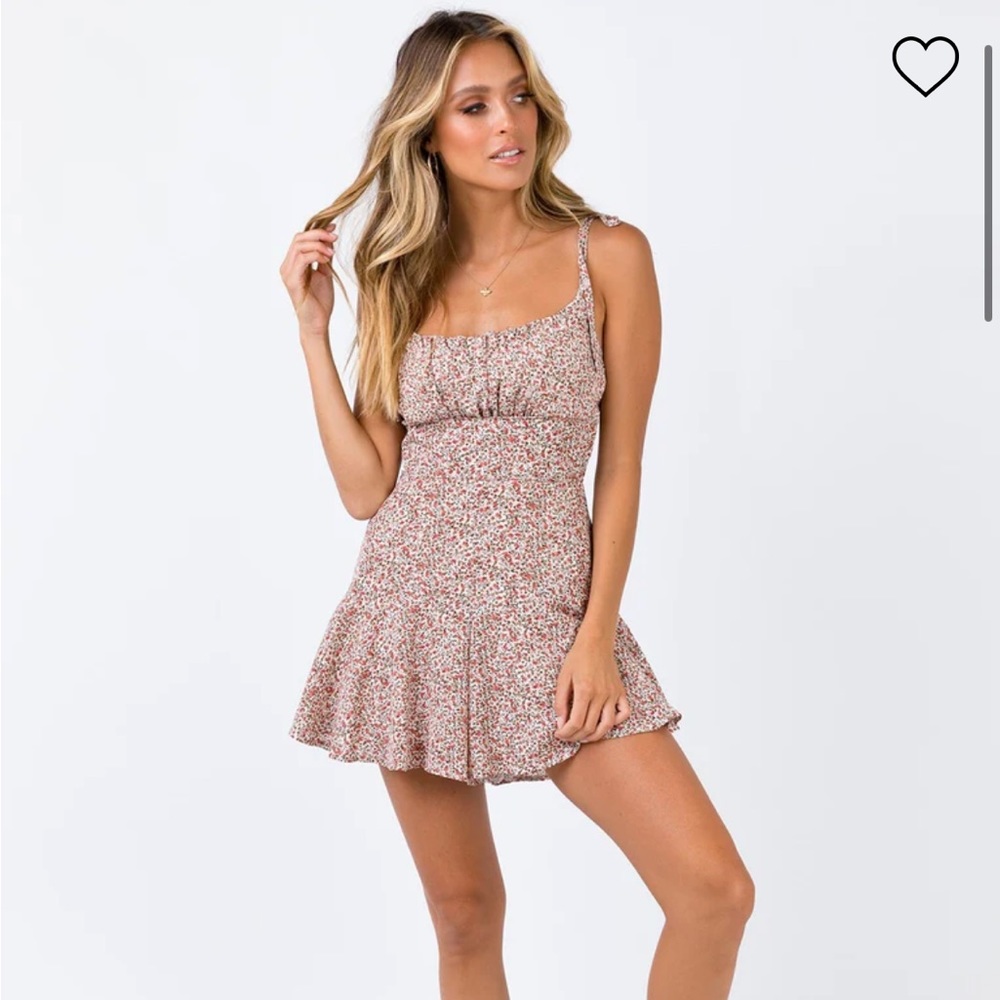 Princess Polly Marko romper red multi